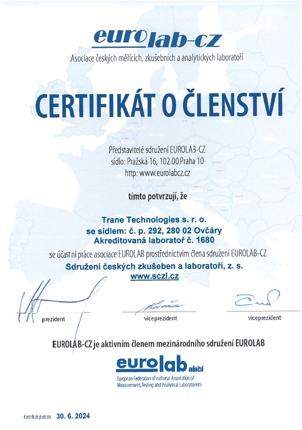 Eurolab certifikat